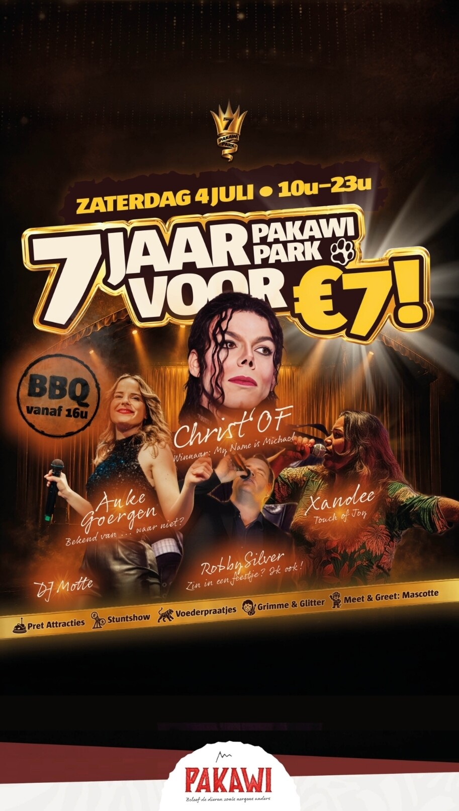 Pakawi Park 7 jaar - tickets voor €7