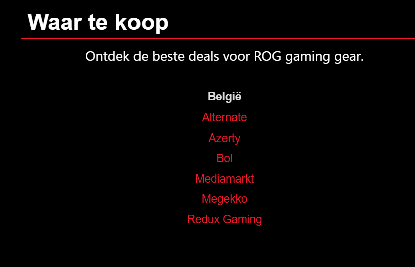 ROG Gaming Gear Cashback is terug!