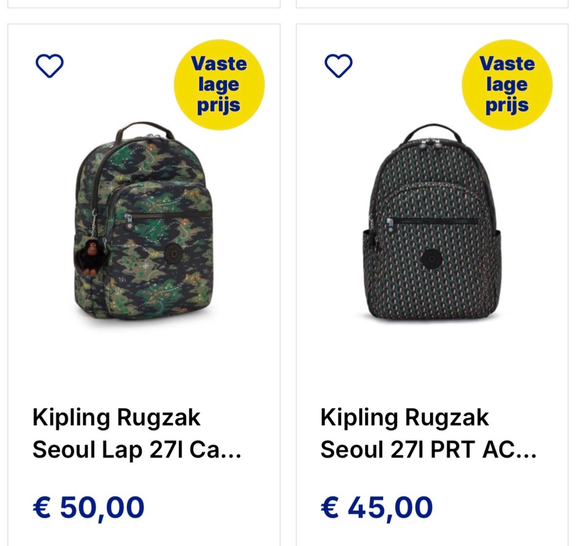 Kipling Rugzakken Seoul