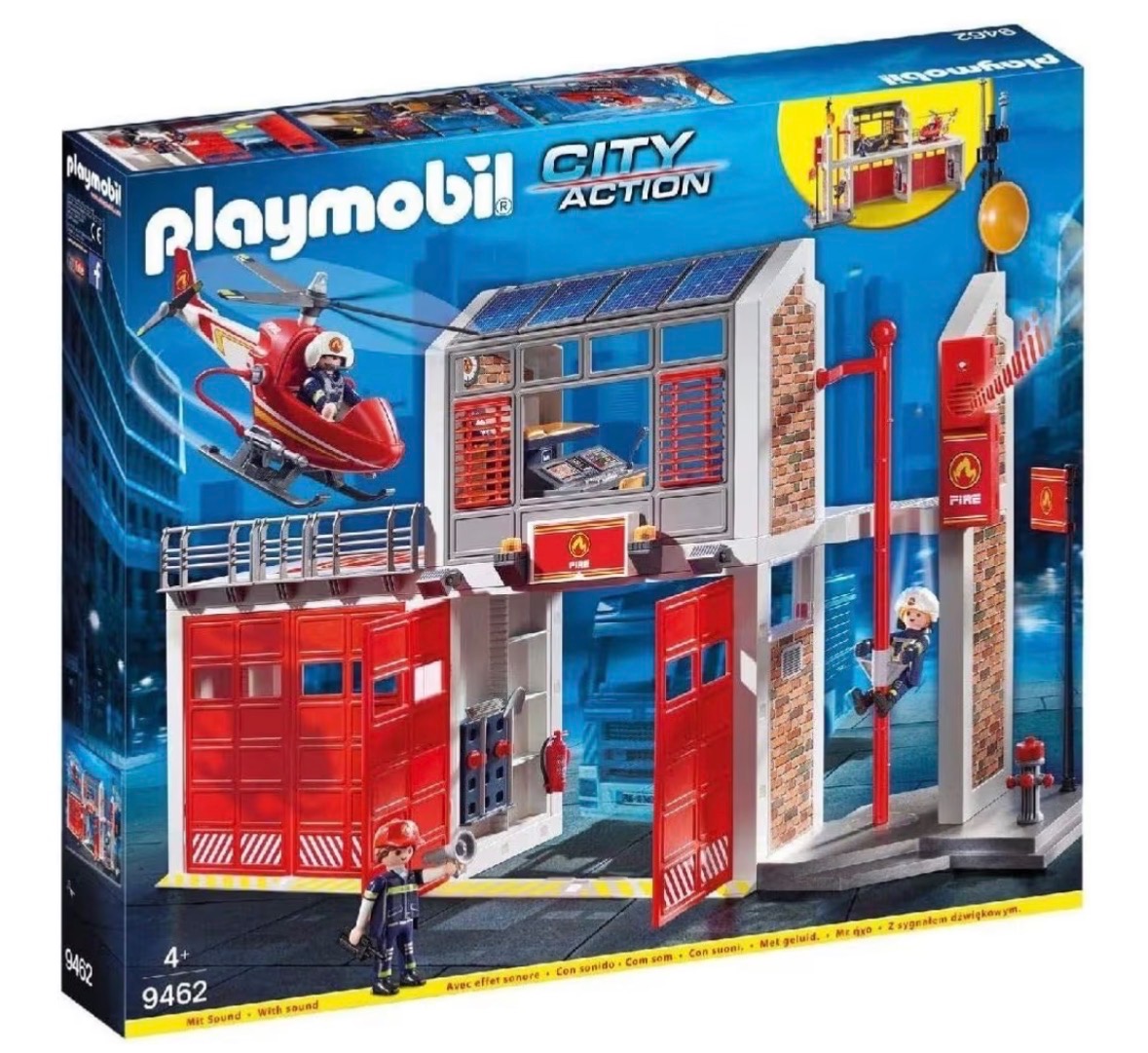 Playmobil Grote brandweerkazerne met helicopter