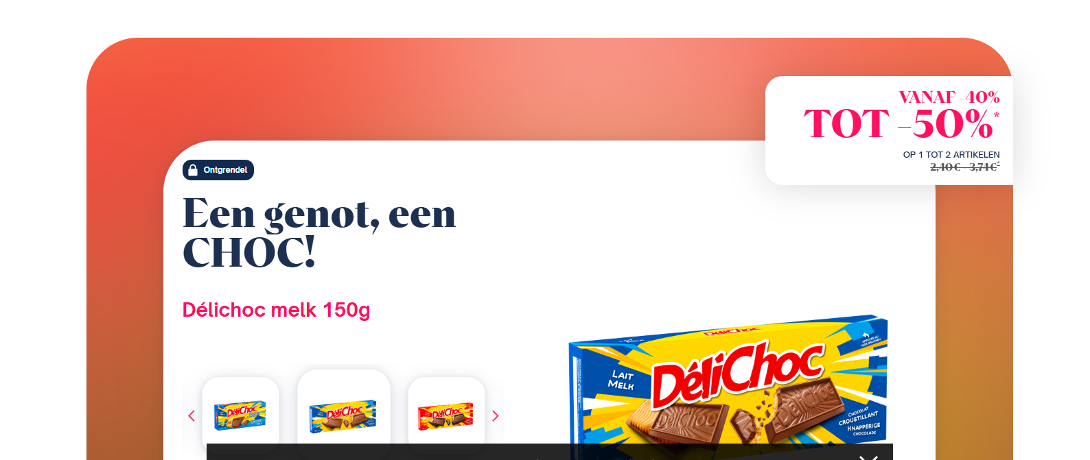 Shopmium: Délichoc melk tot -50%