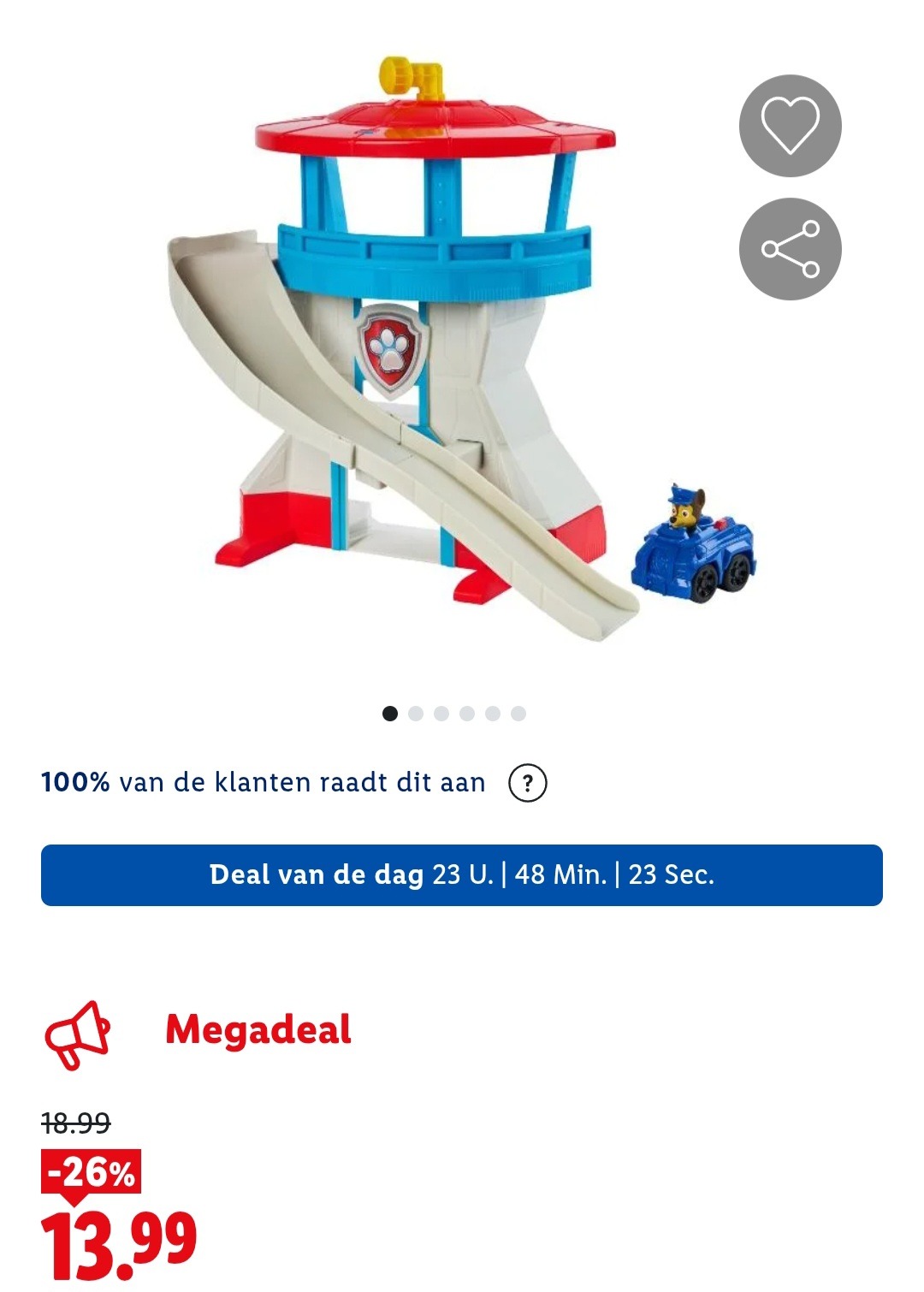 -26% Rescue Racer uitkijktoren speelset
