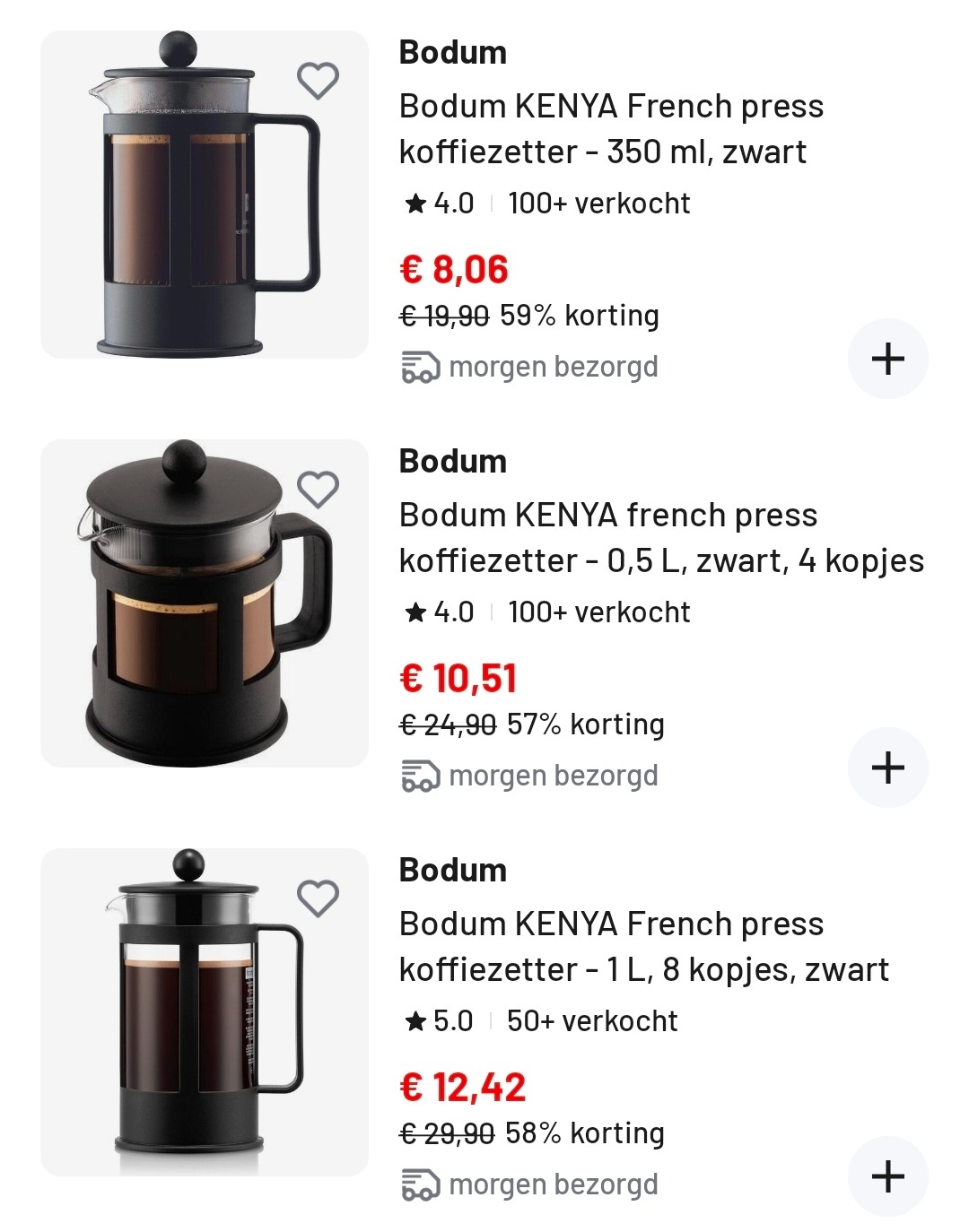 Bodum KENYA French press koffiezetter