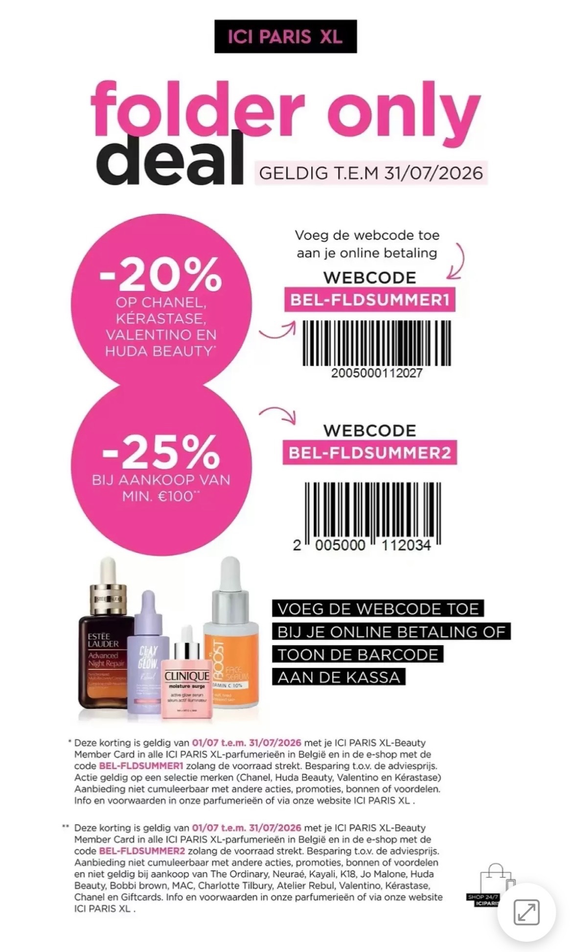 Tot 25% korting bij ici PARIS xl