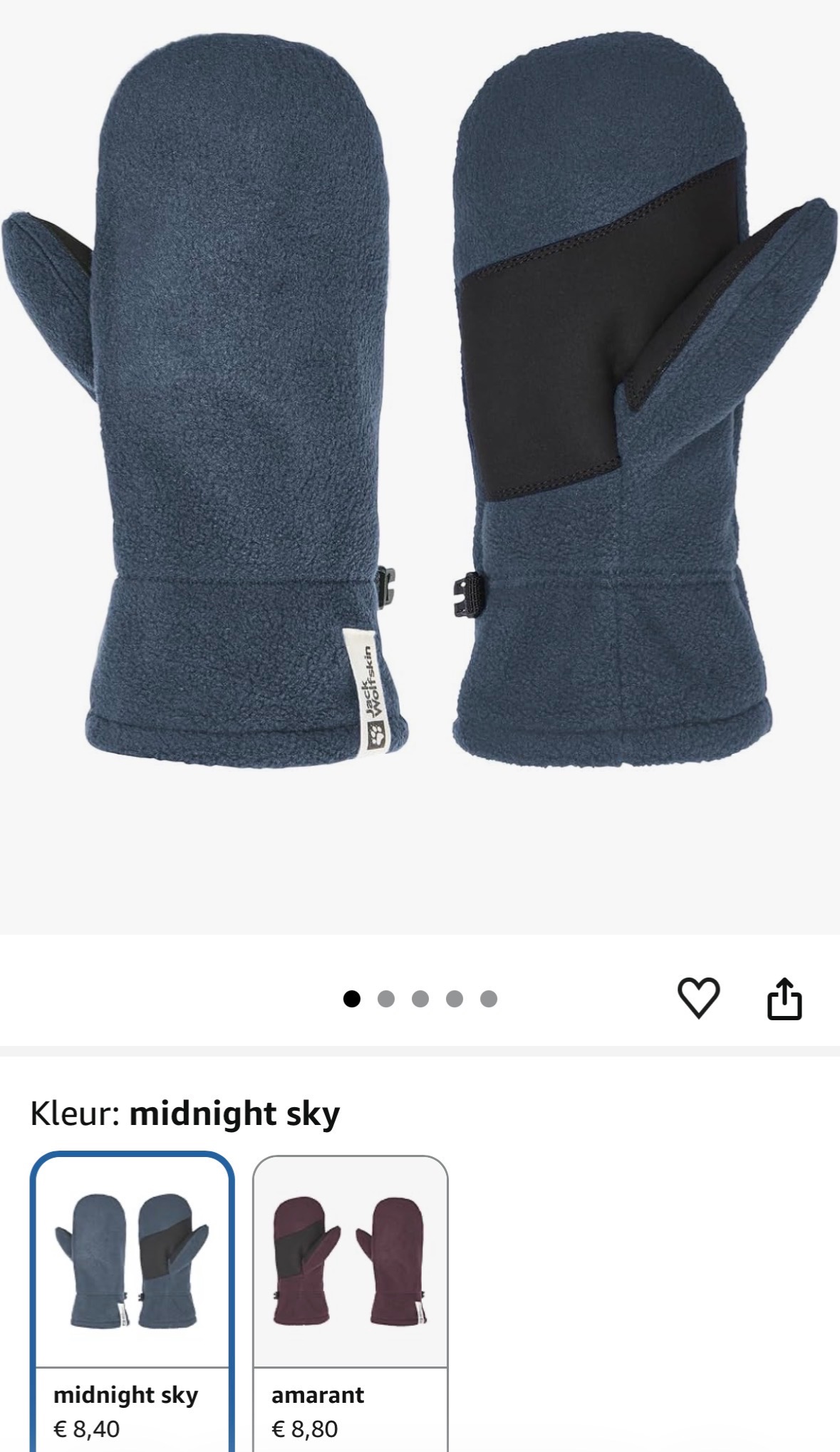 Jack wolfskin handschoenen
