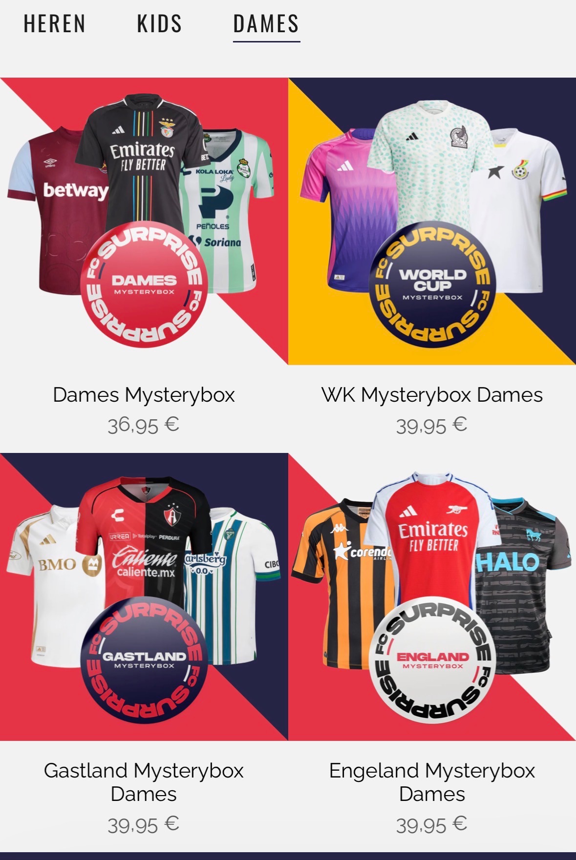 WK mystery box : officieel gepersonaliseerd voetbal t-shirt