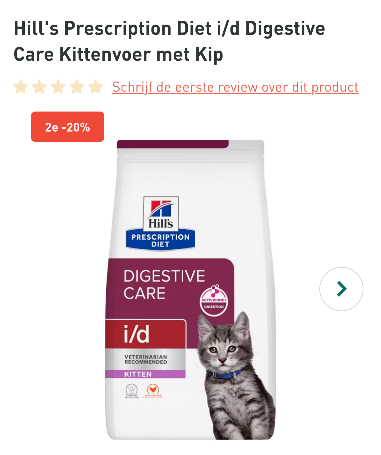 2e zak aan 20% korting
