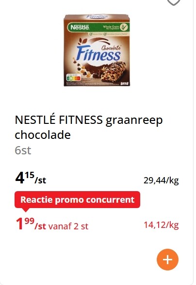 Nestlé Graanrepen -50%