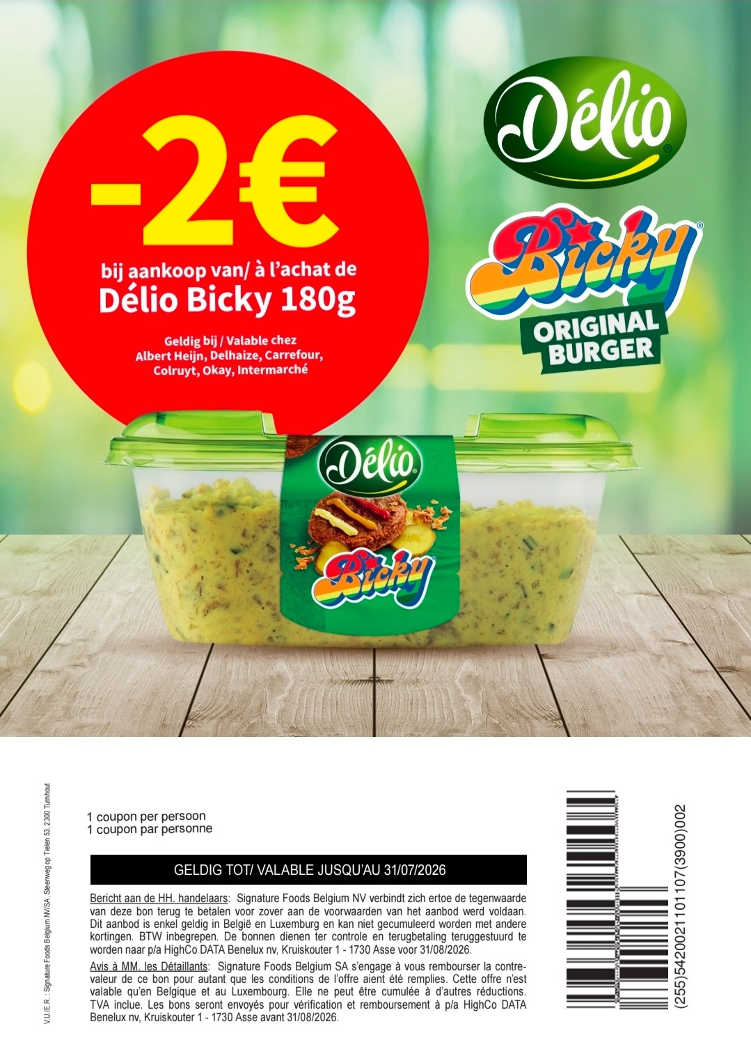 Délio Bicky Salade – 180g -2€ korting!*🔴