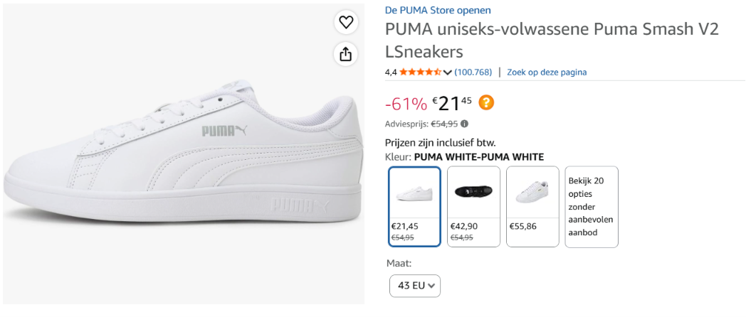 puma schoenen