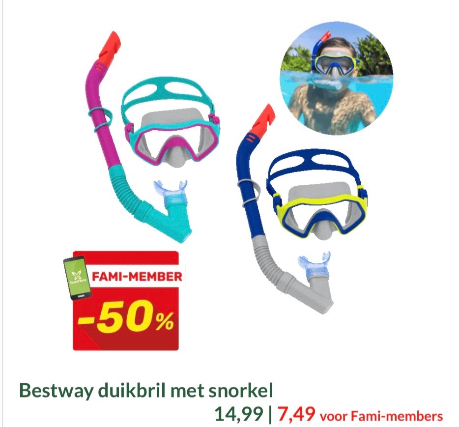 Snorkel en planten