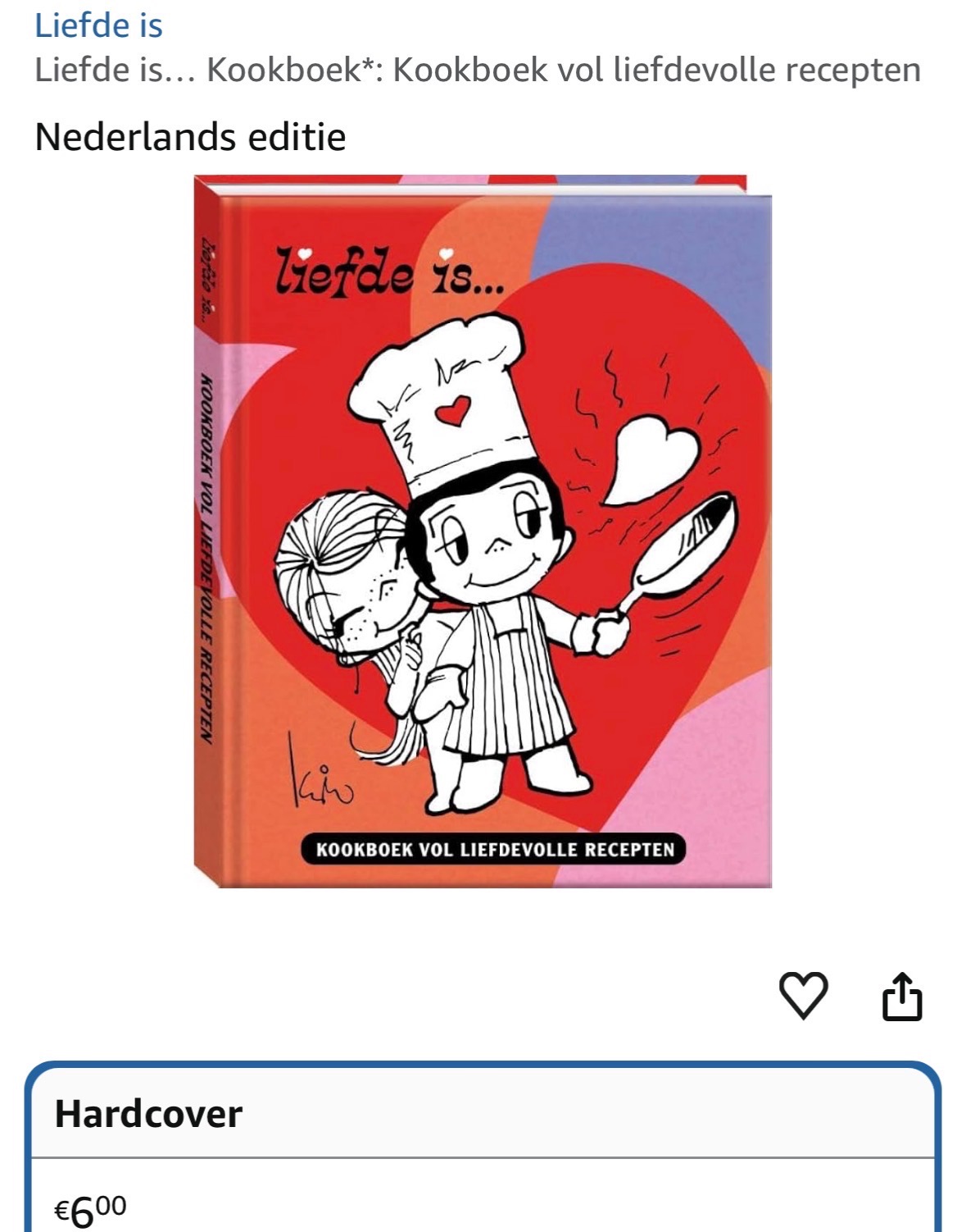 Liefde is… Kookboek