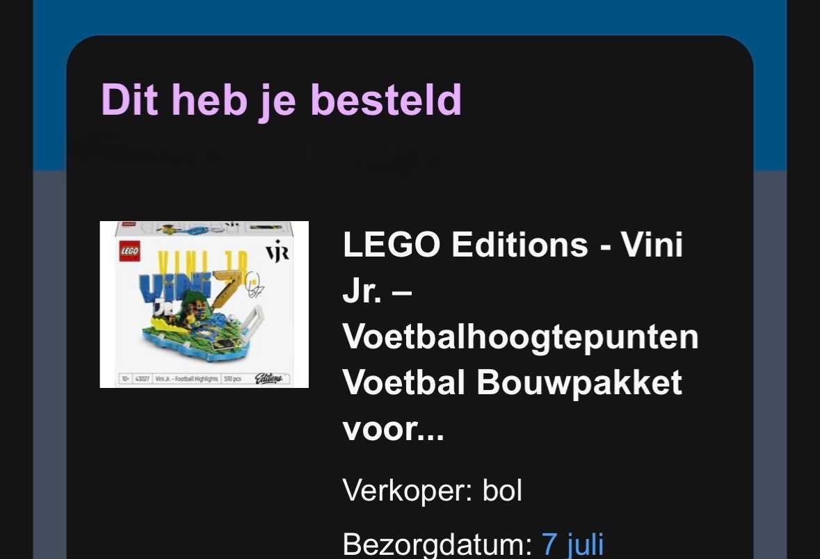 Lego Voetbalhoogtepunten Vini Jr.