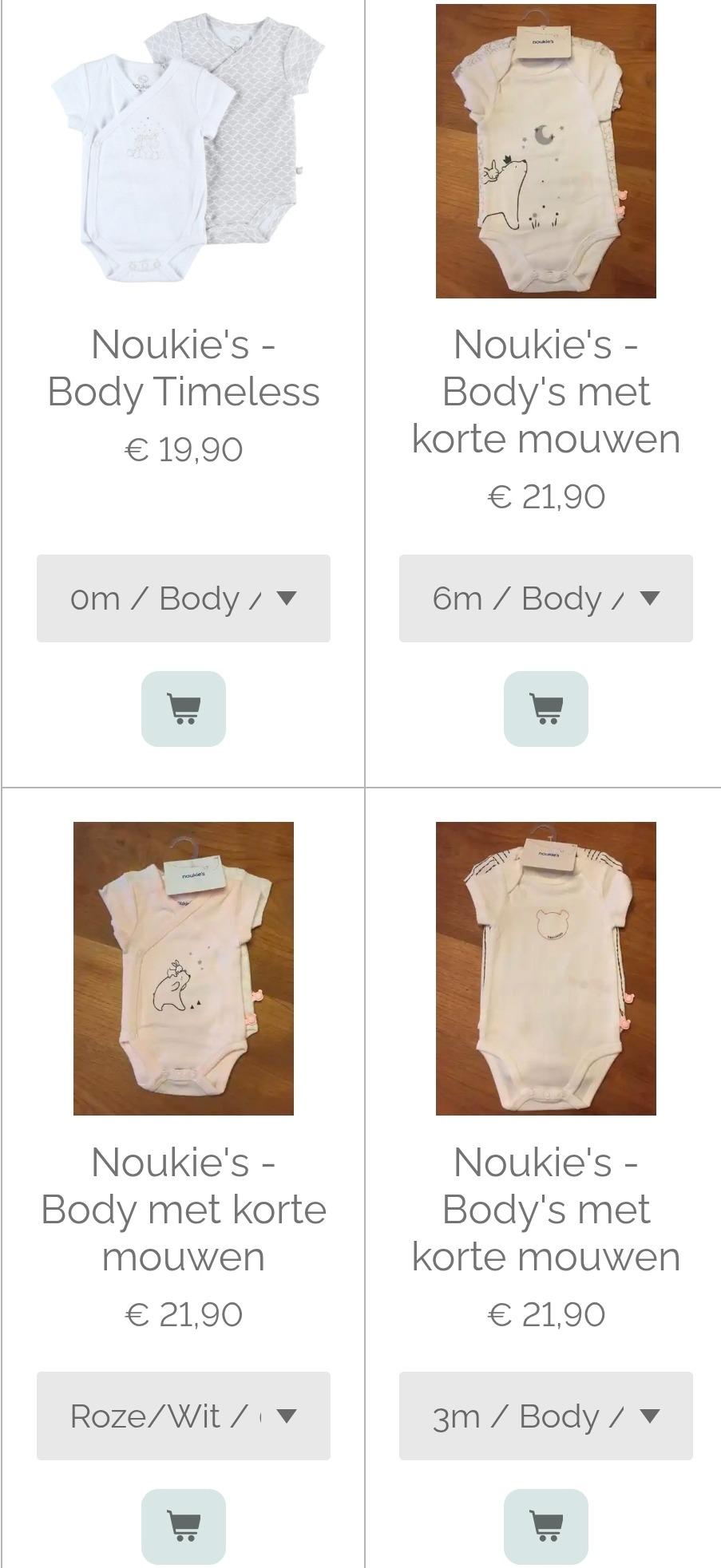 -50% op alle Noukie's artikelen