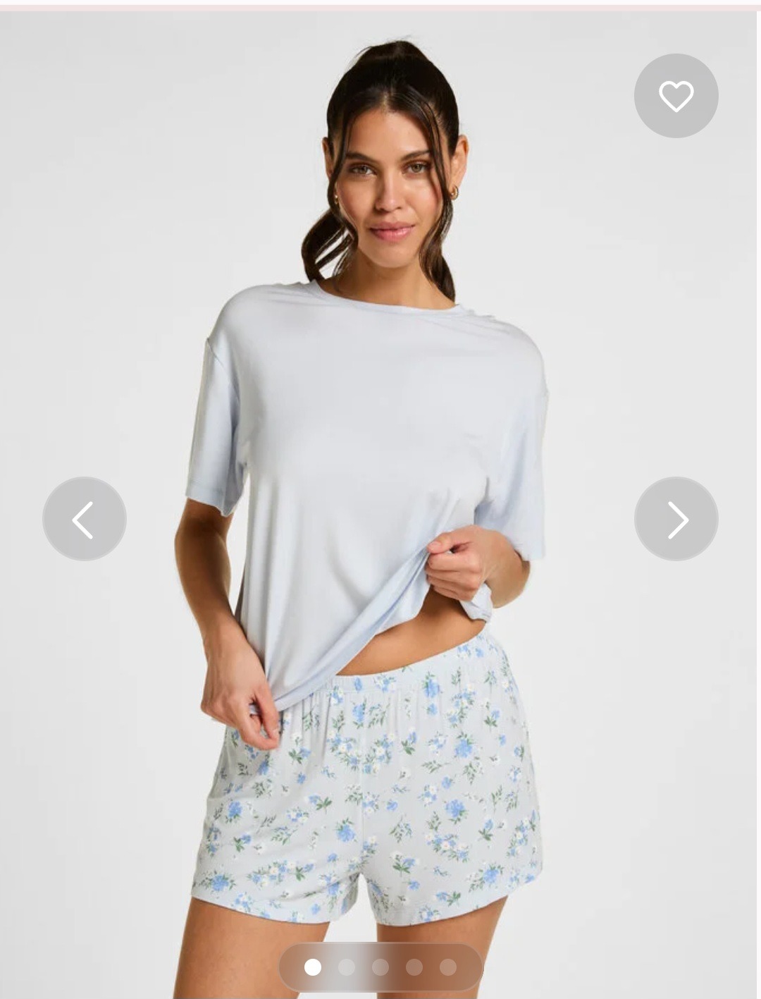 Pyjama Set Daisy Blauw
