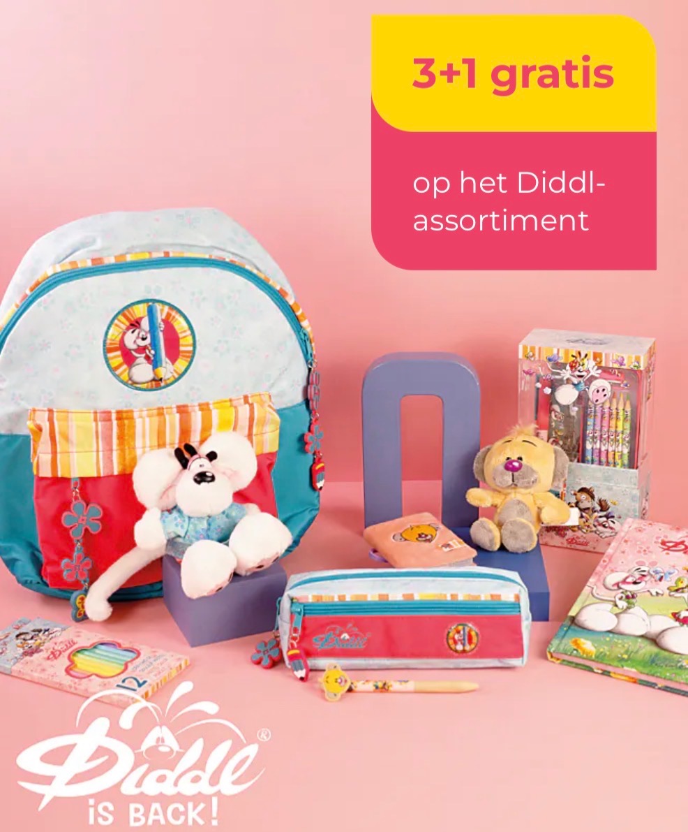 3+1 op Diddl- assortiment