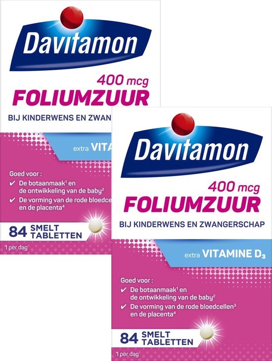 Davitamon Foliumzuur met Vitamine D3