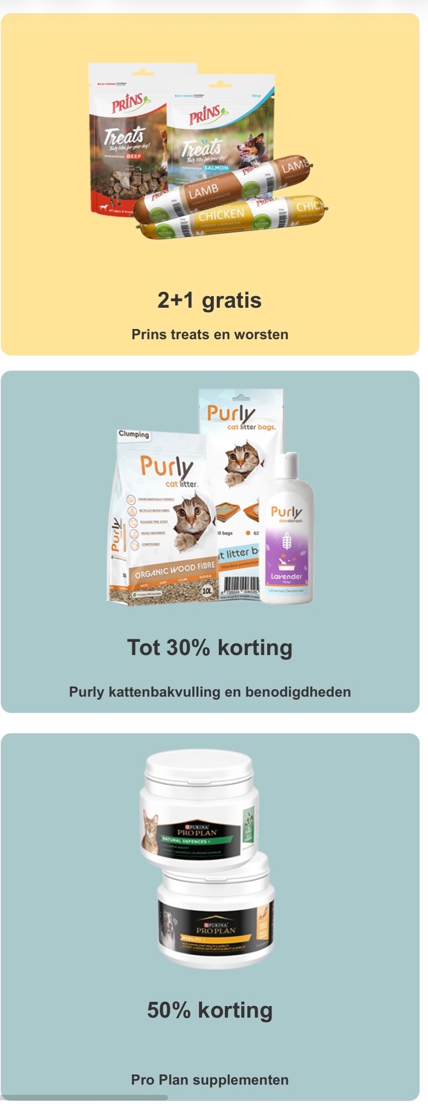 Pro plan supplementen -50% korting