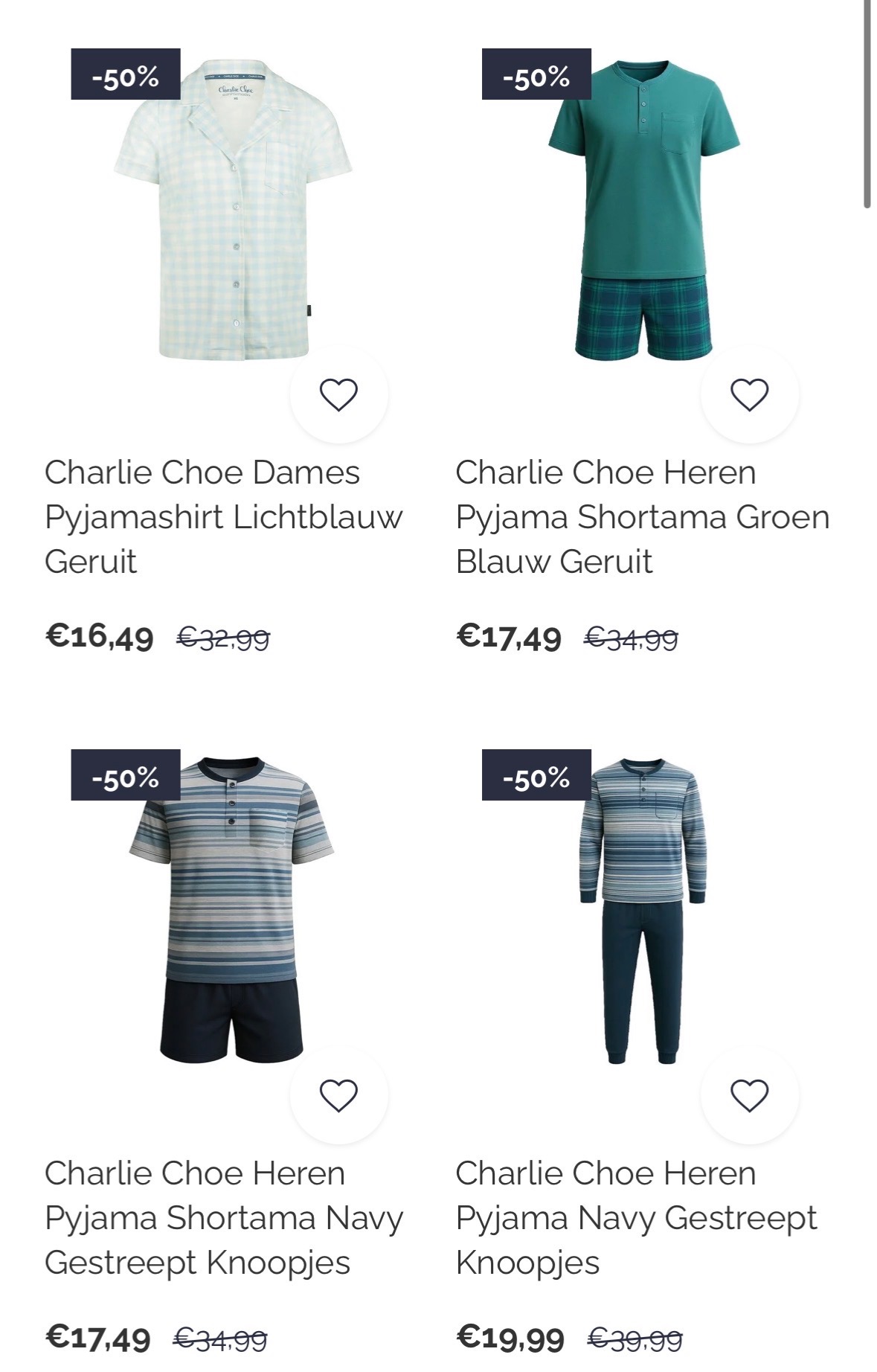 Nachtkleding Charlie choe