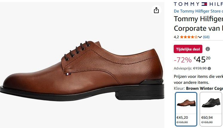 Tommy Hilfiger Derby schoenen voor heren