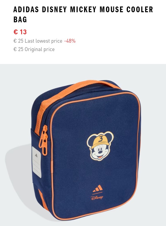 Adidas koeltas Disney Mickey Mouse