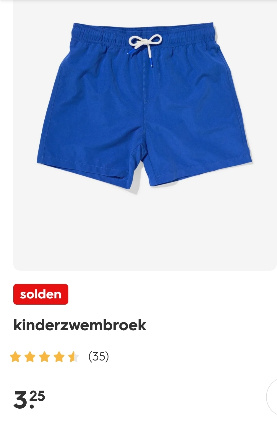 Kinderzwembroeken tot -75%