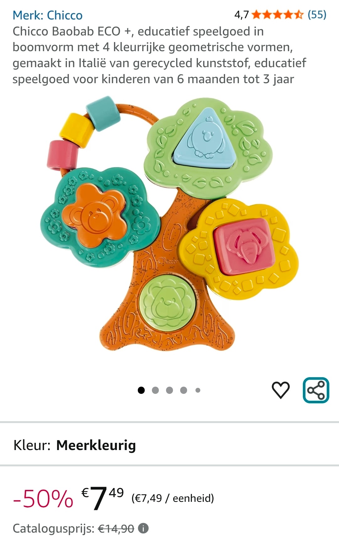 Chicco Baobab Vormensorteerder