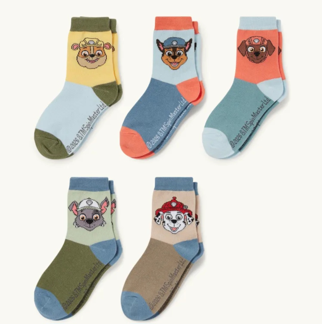 -50% set van 5 paar PAW Patrol