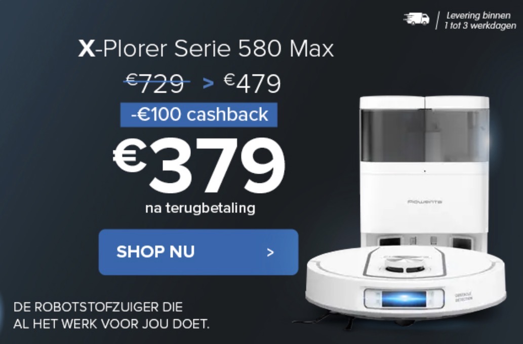 Rowenta Robotstofzuiger Wet & Dry