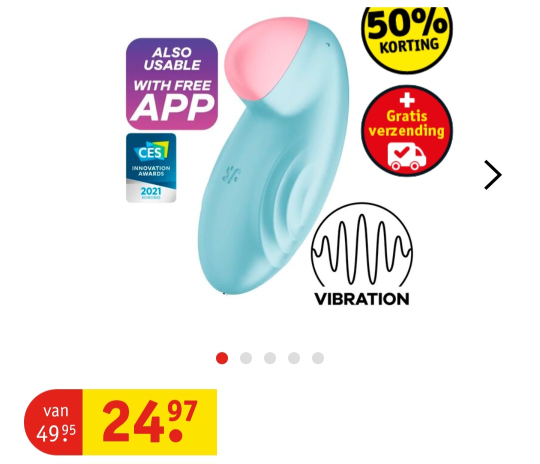 -50% Satisfyer Tropical Tip Connect App Vibrator