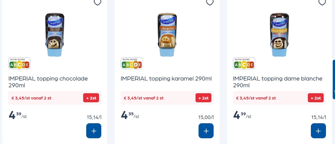 Imperial topping goedkoper + coupon