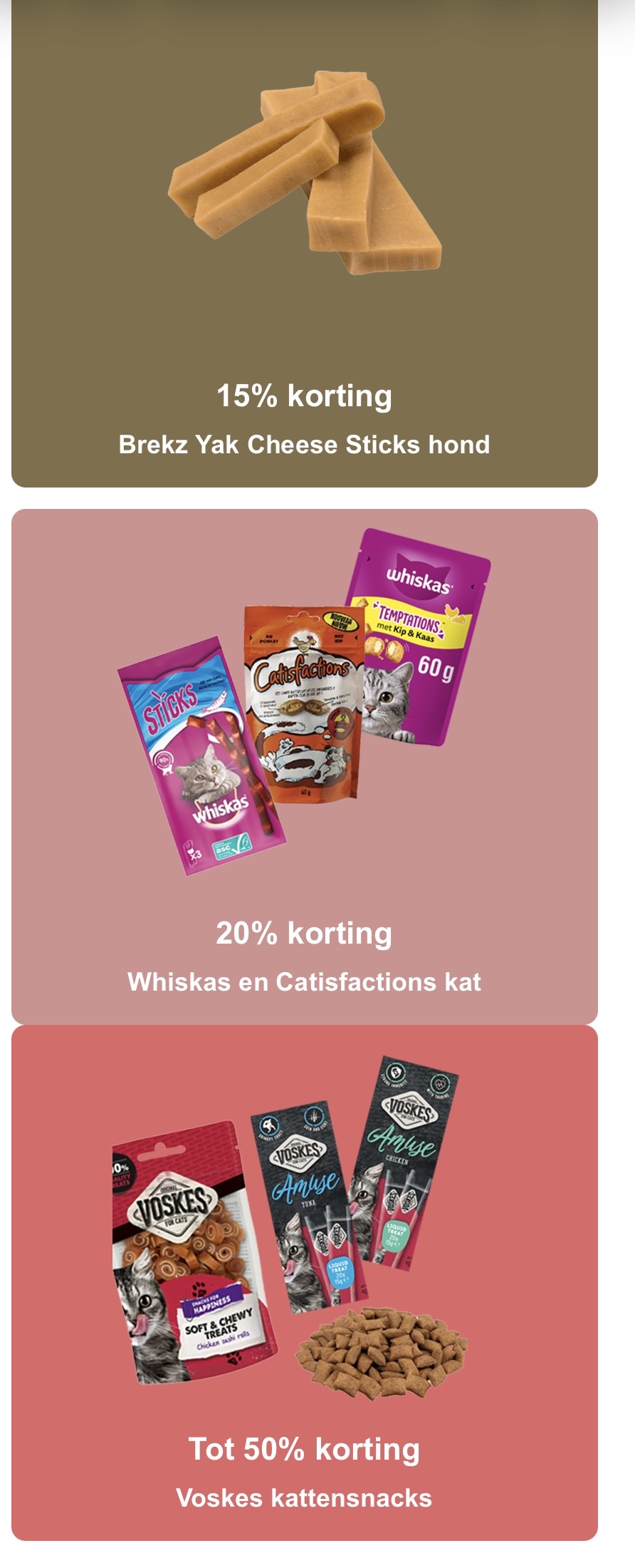 Honden en katten snacks
