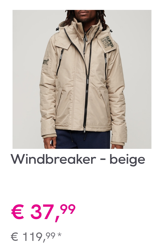 Superdry tot 1/3 van de prijs!