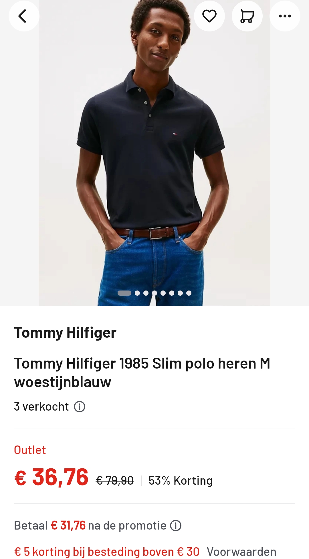 Tommy Hilfiger polo maat M