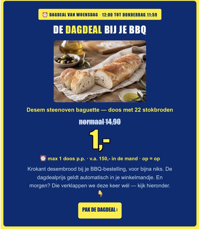 Desem steenoven baguette