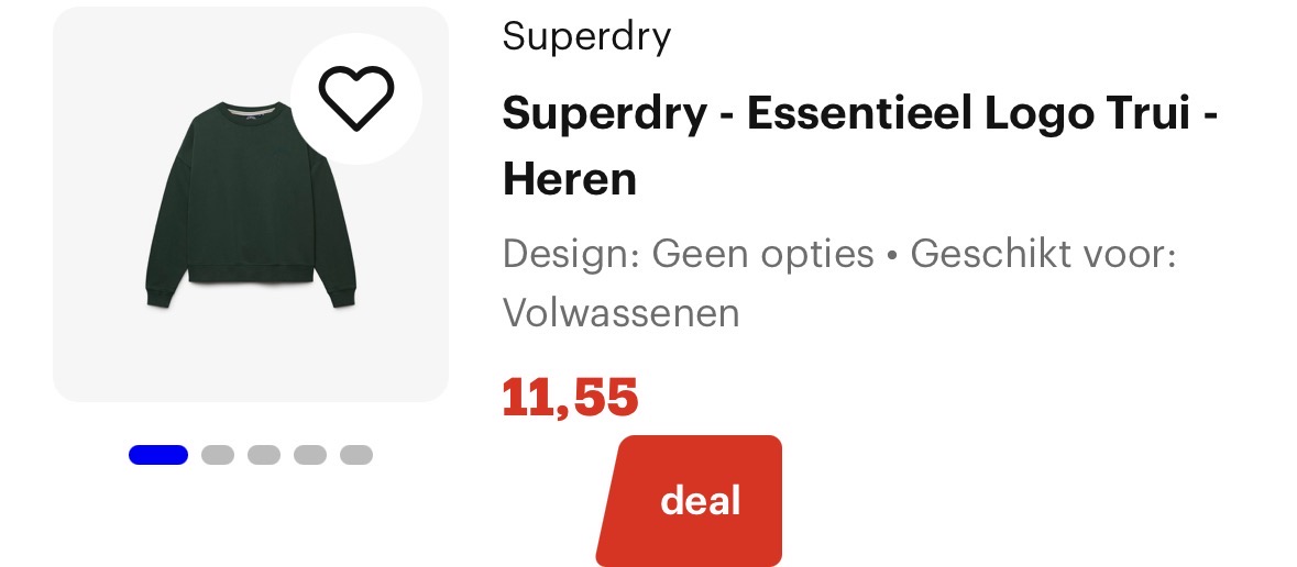 Superdry truien aan mooie kortingen