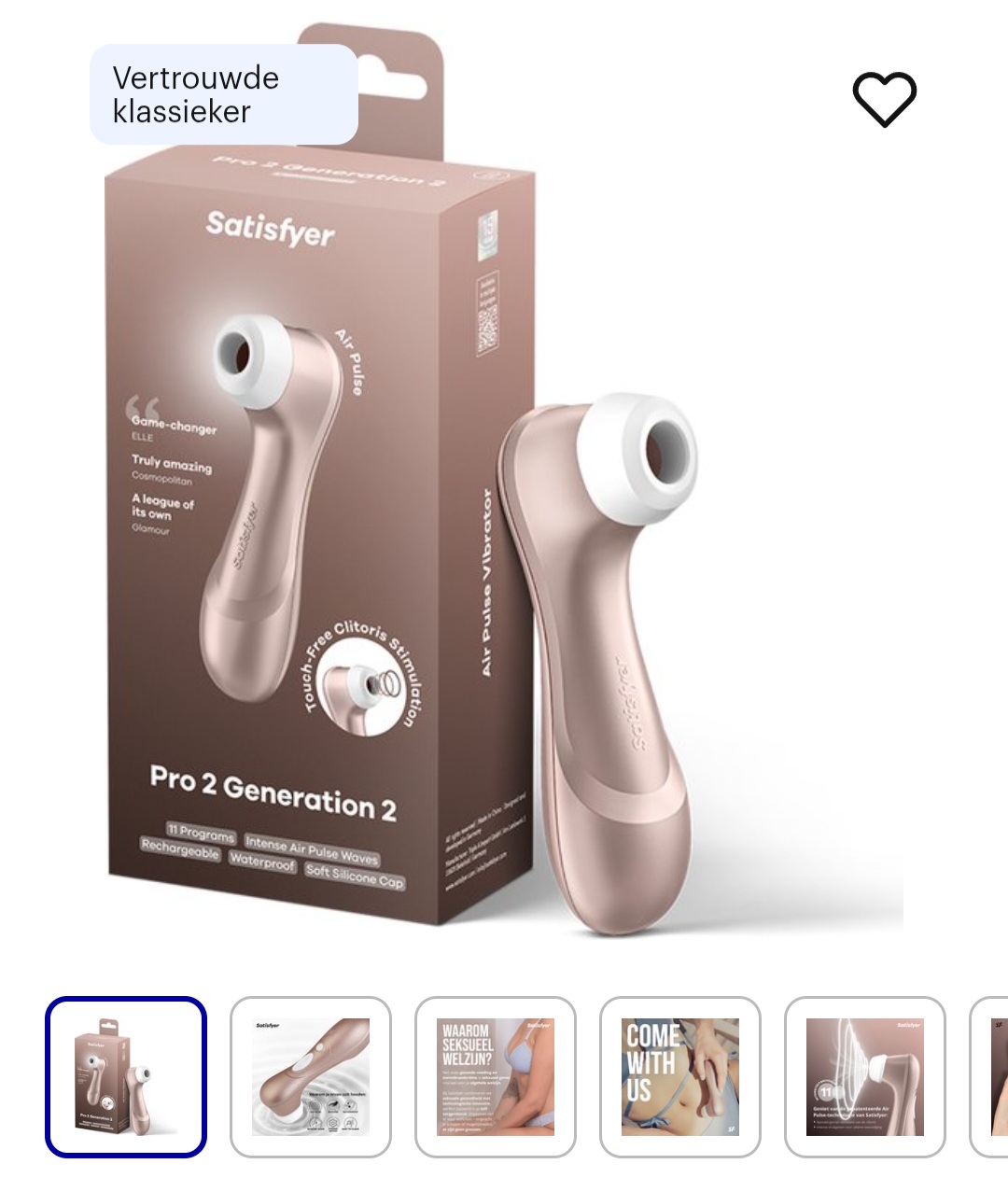 Satisfyer pro 2 goud