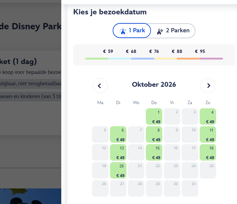 🎃Halloween vieren in Disneyland Parijs Festival met het actieticket van €49