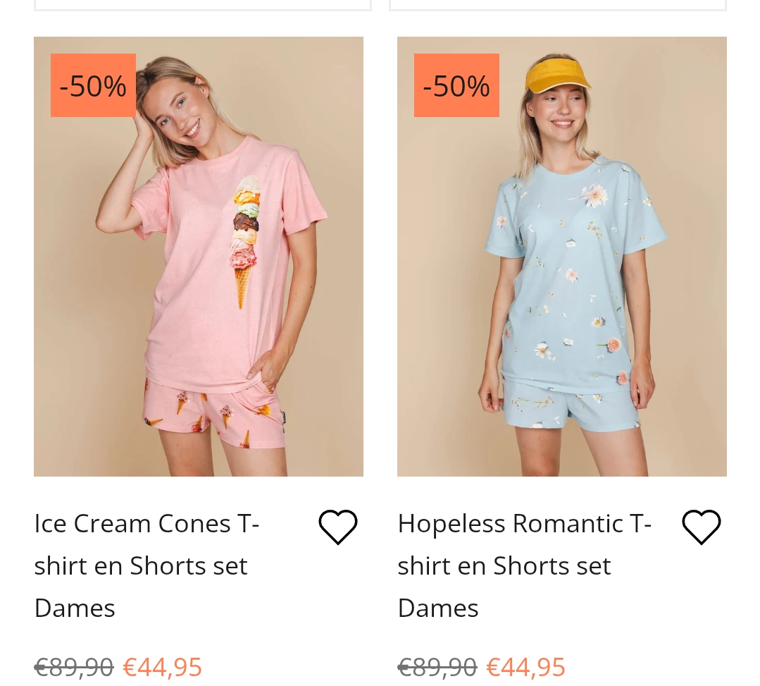 SNURK stopt! Alle kleding -50%!