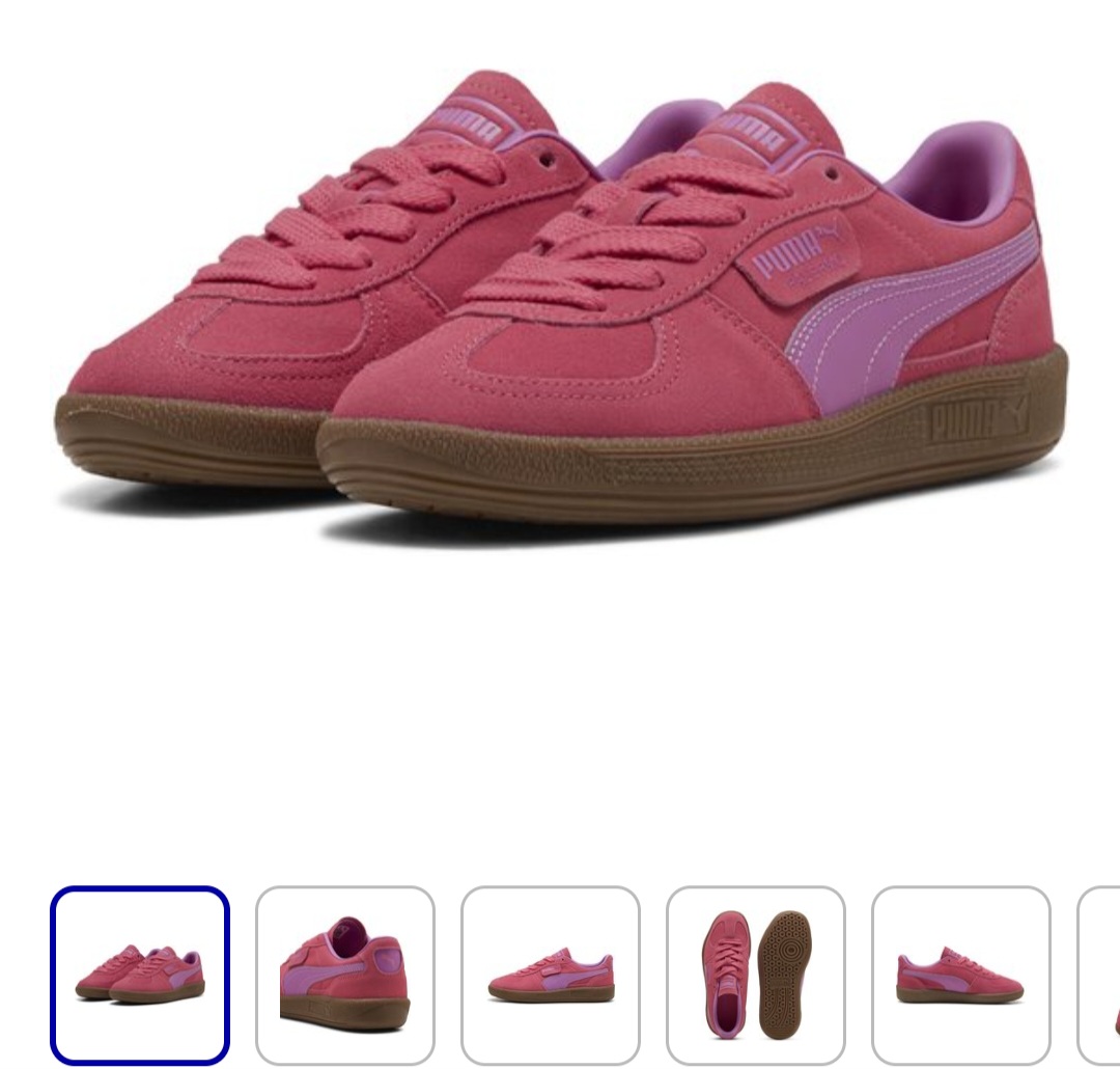 -69% PUMA Palermo Jr Unisex Sneakers Magic Rose-Mauve Pop