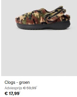 Crocs tot 70% korting