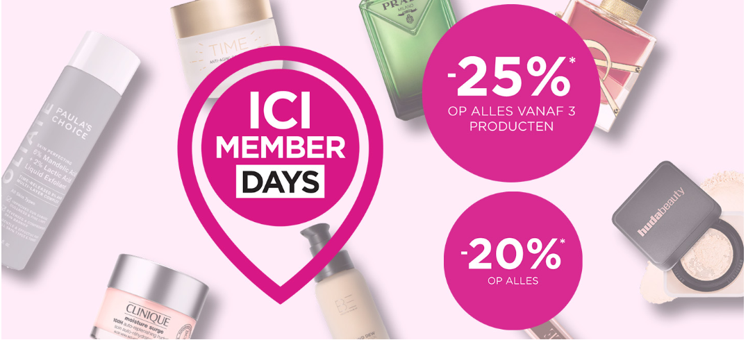 Tot -25% bij ICI Paris XL 🎀 ICI Member Days