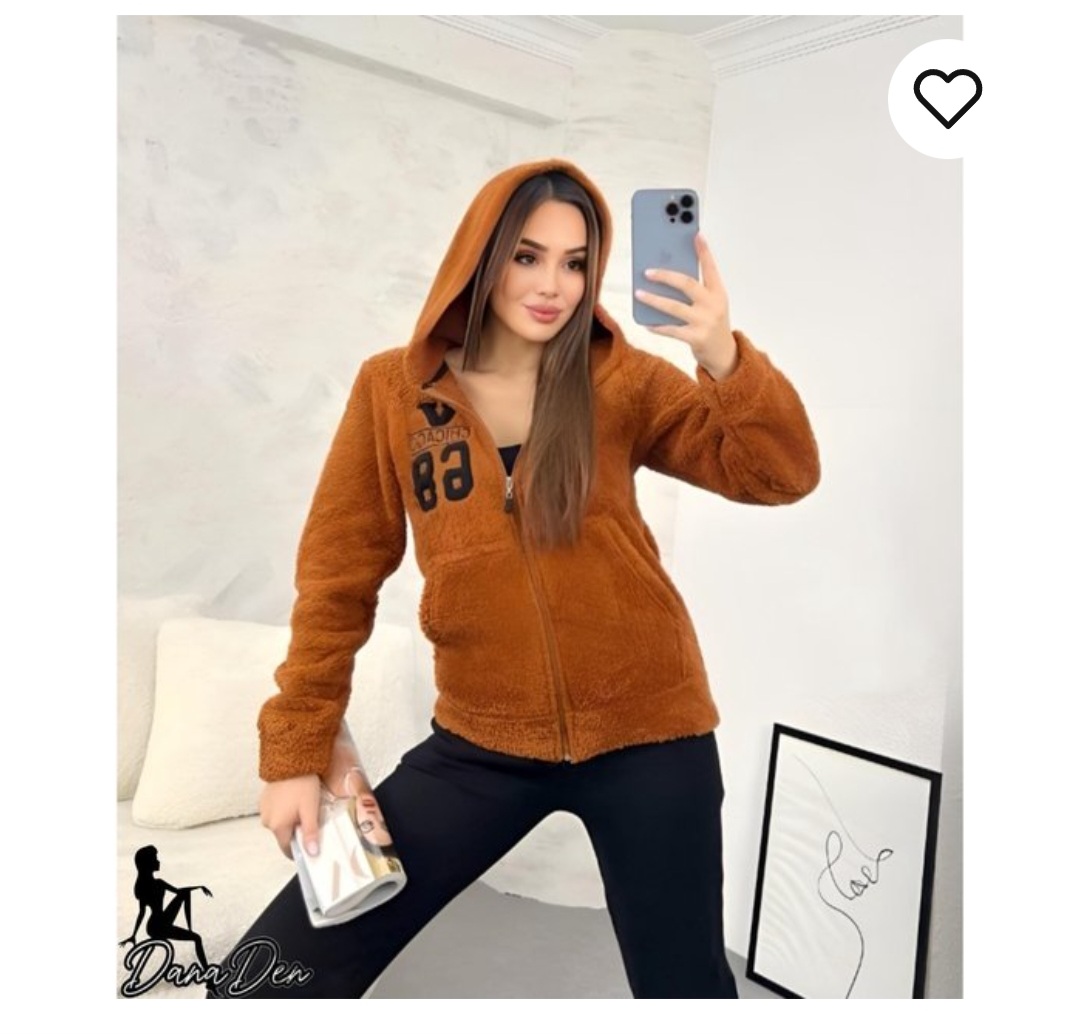 -57% Dames trainingspak fleece hoodie set Brown M
