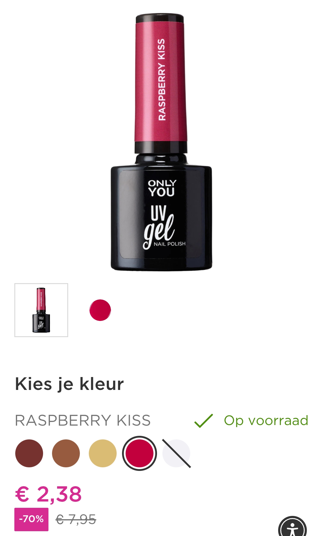 Gel nagellak 70% goedkoper bij ICI Paris XL