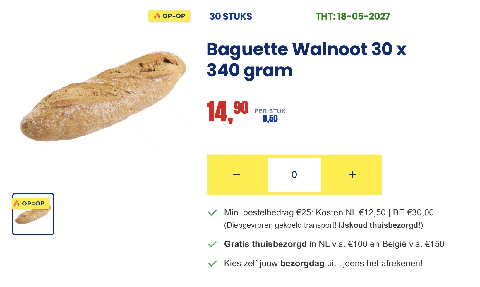 Baguette Walnoot