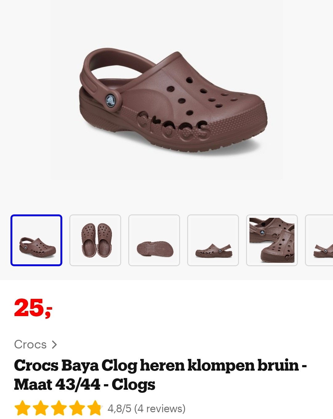 Crocs voor heren