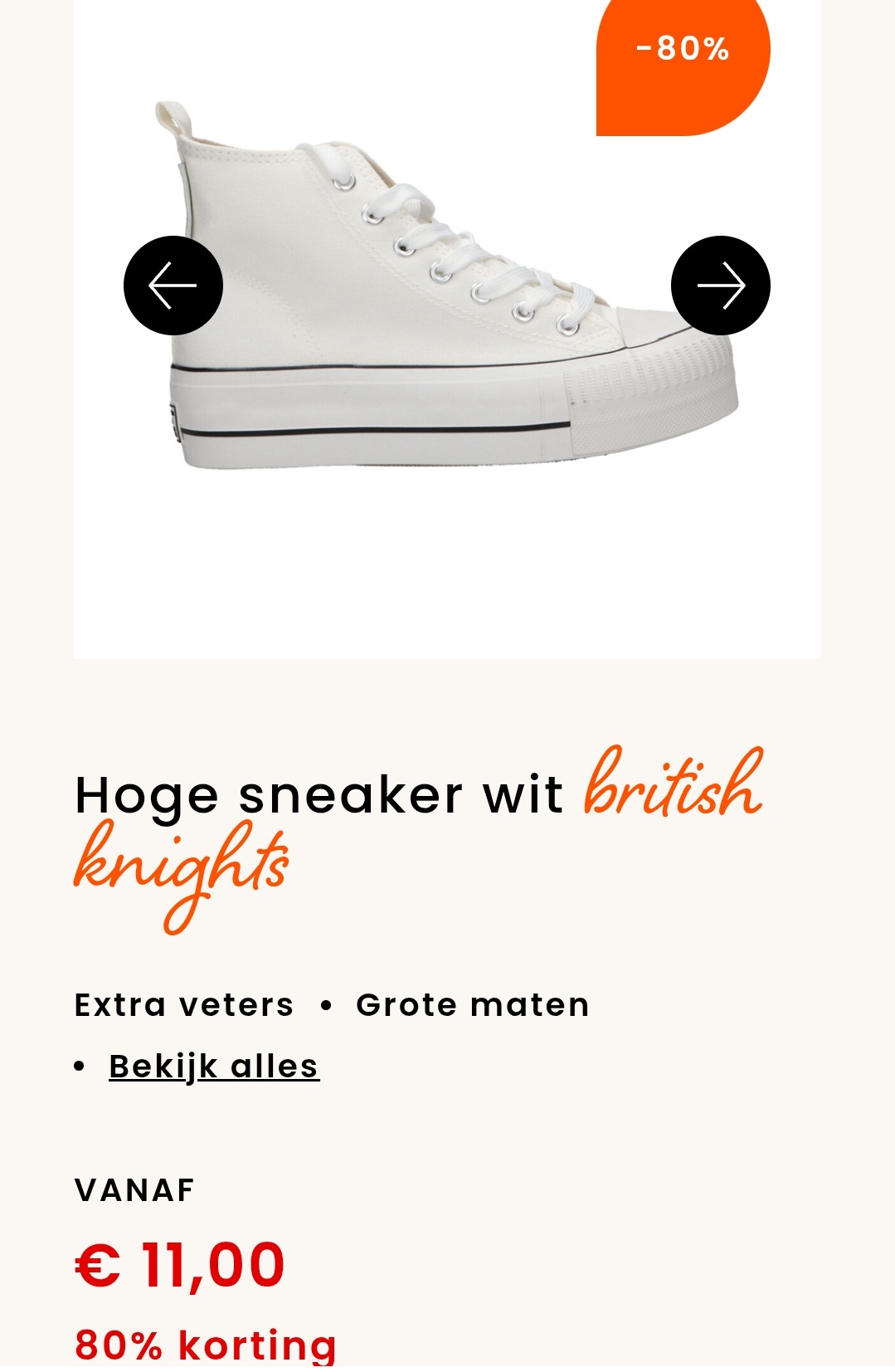 Kindersneakers british knights