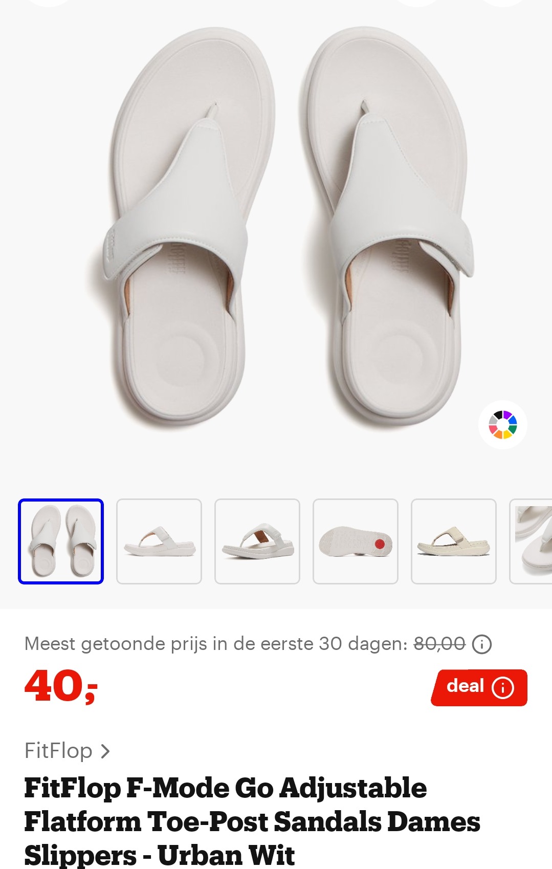 FitFlop sandalen 50% korting