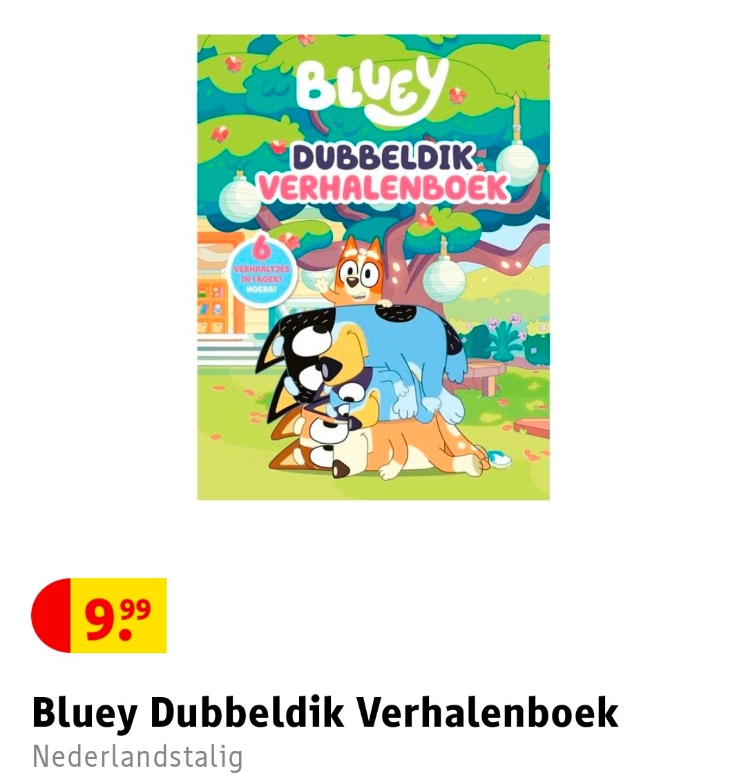 Bluey Dubbeldik Verhalenboek