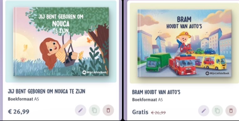 2de gepersonaliseerd boek gratis